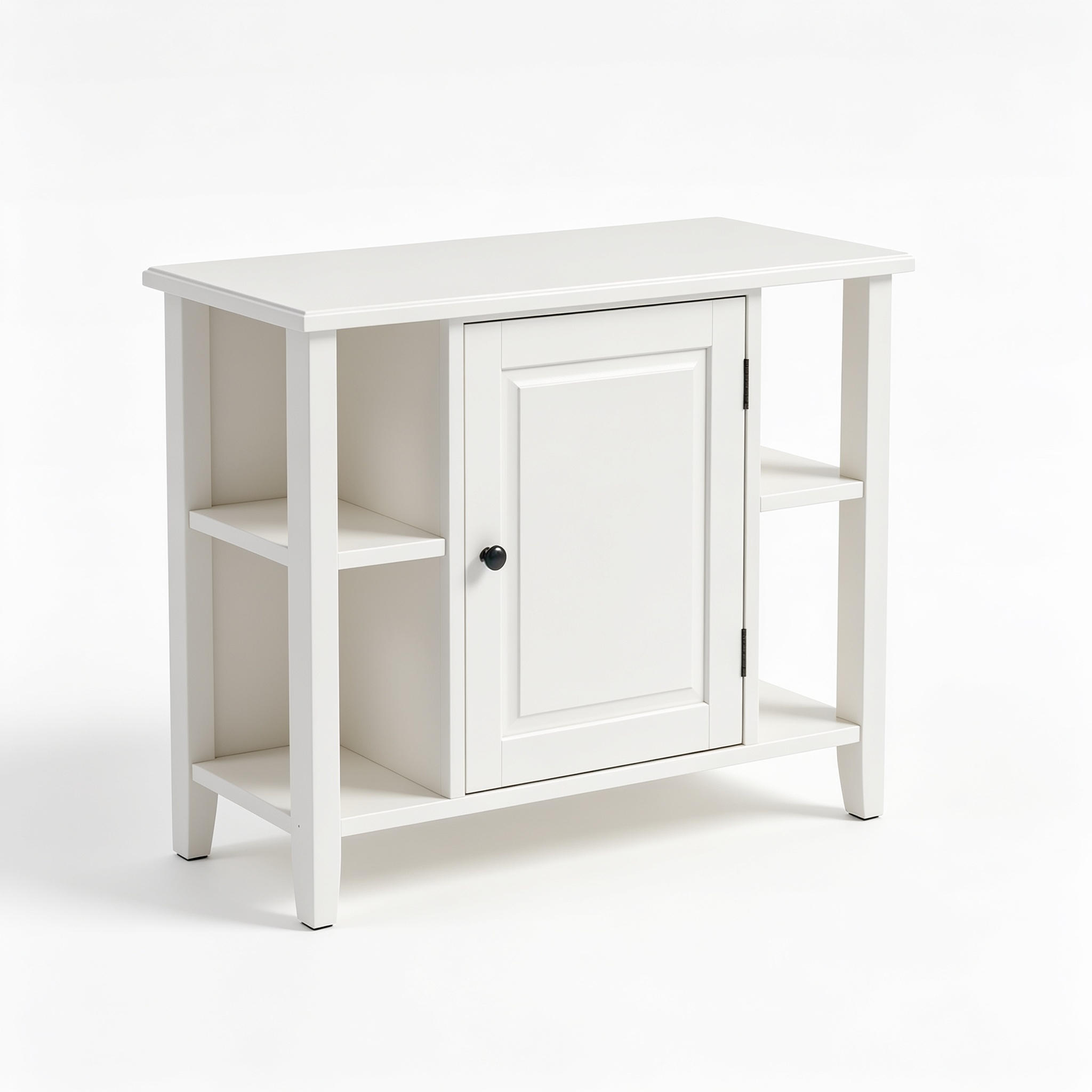 DanielaAlannah Shirai Sangyo PTS-8560D WH Under-Counter Storage Rack, Door Type, Cabinet, Wooden, Combined Width for Kitchen and Dining Room, Simple Design, White, Width 23.6 inches (60 cm), Depth 11.7 inches (29.6